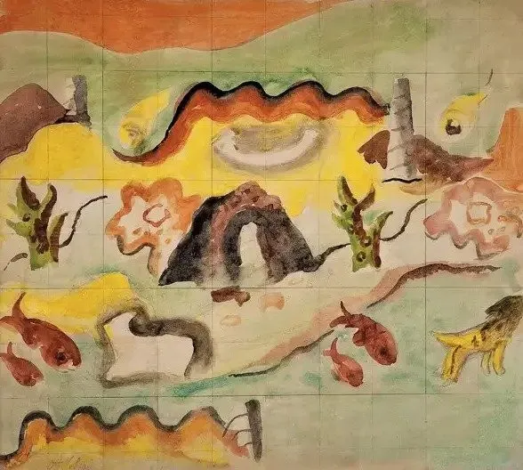 "Estudo para azulejo Osirarte”