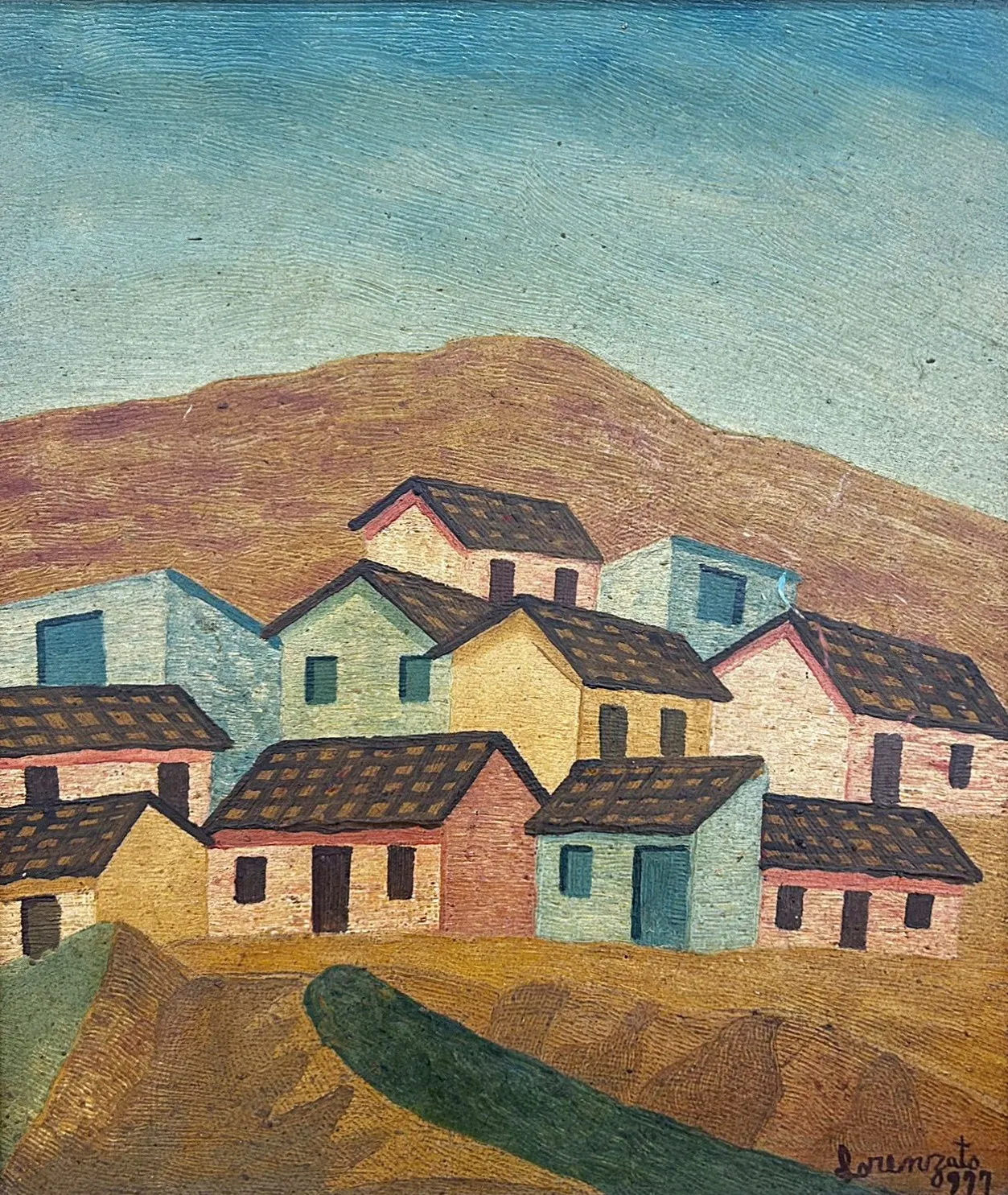 Amadeo L. - 1977 - Óleo sobre eucatex - 41 x 35,5 cm.