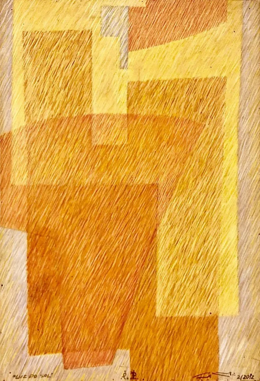 Paulo Laender - Luz do Sol - Têmpera vinílica e acrílica sobre tela gessada sobre chassi - 2012 - 110 x 80 cm.(1)