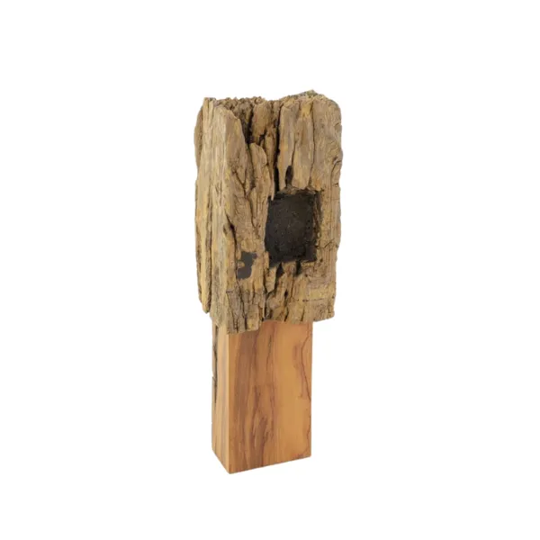 Afonso Tostes - Sem título - Escultura - madeira - 2021 - 45 x 15 x 10 cm.