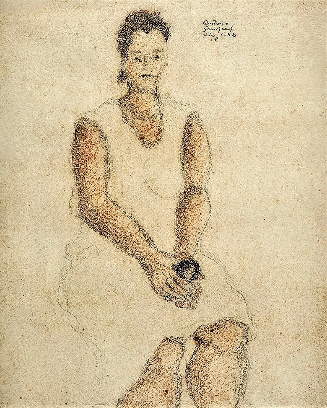 “Mulher sentada”