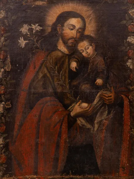 "Saint Joseph with the Child Jesus"