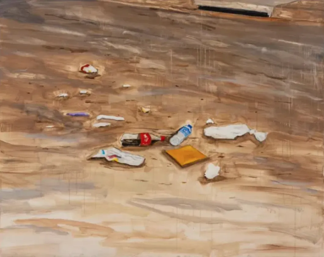 Ana Prata - Rua - 2012 - Óleo sobre tela - 160 x 200 cm.