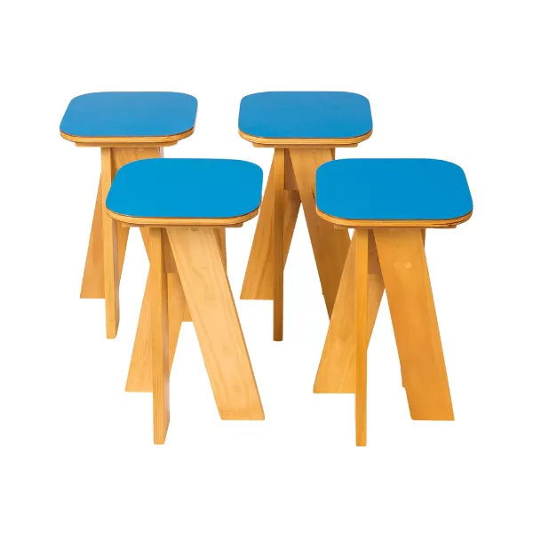 Set of 4 stools