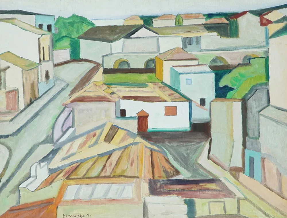 Aldo Bonadei - Sem título - Óleo sobre tela - Assinada - 60 x 78 cm.(1)