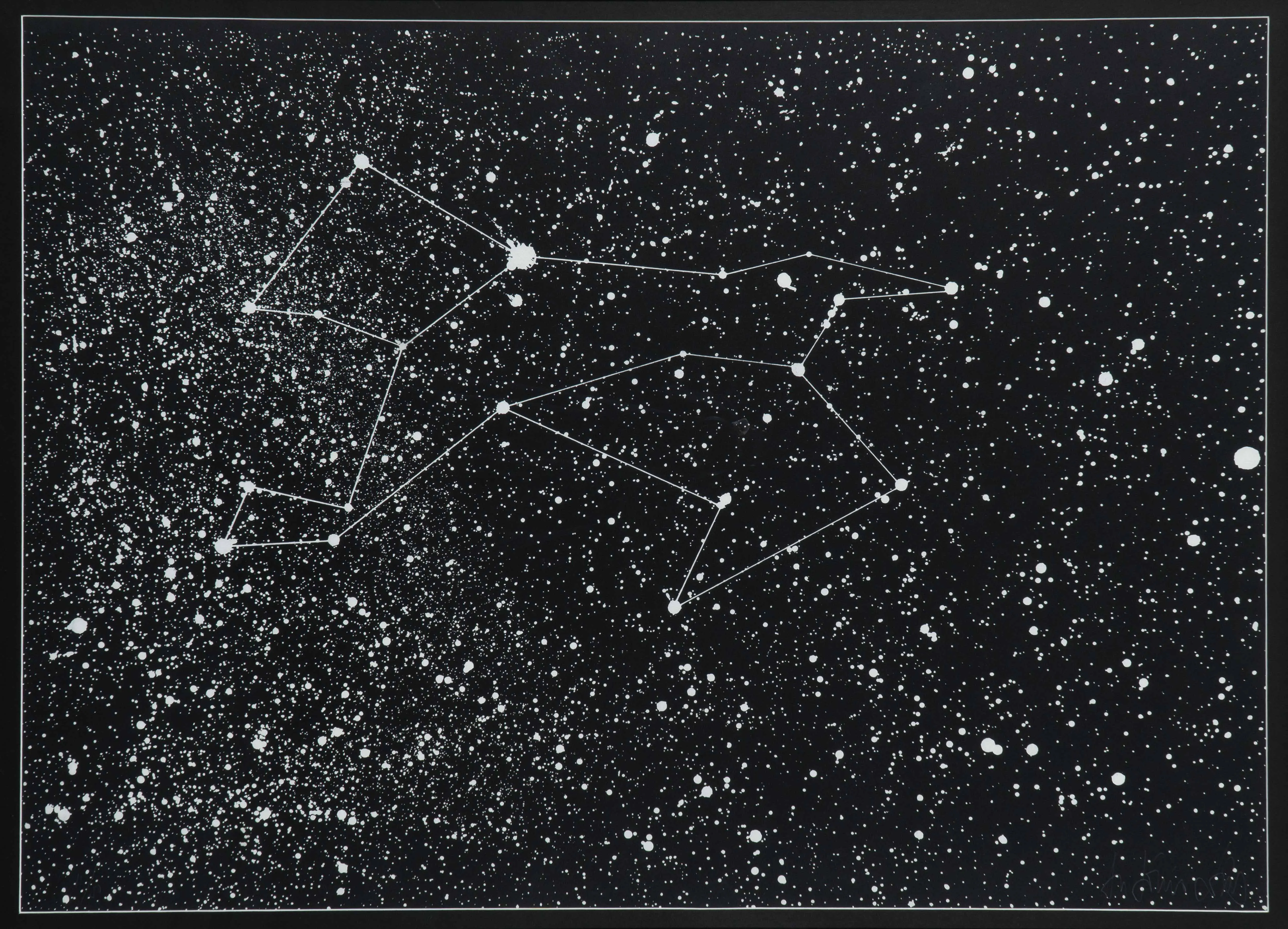 Antonio Dias - Constelação - Gravura - 11/50 - Assinado canto inferior direito - 70 x 100 cm.(1)