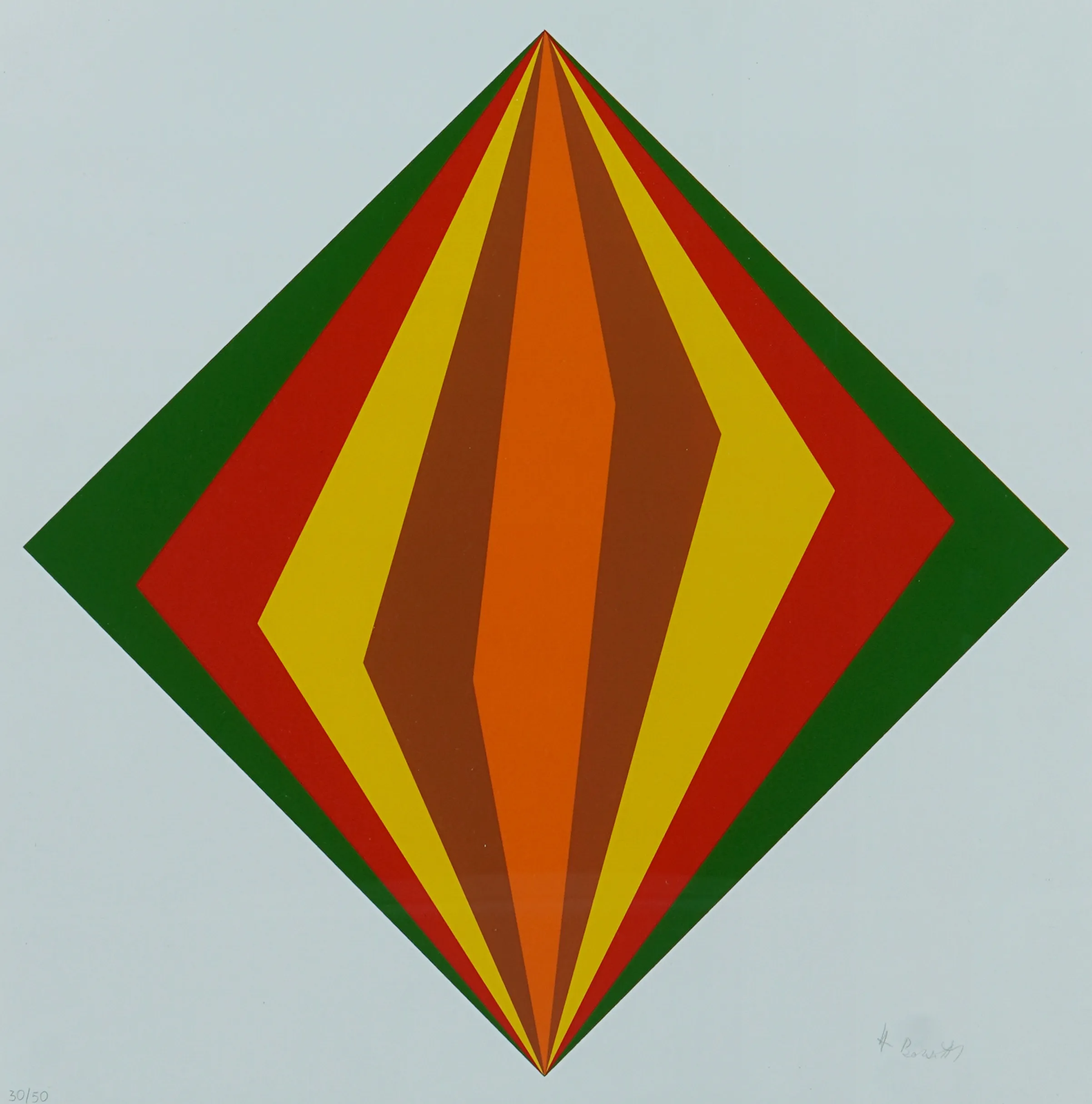 Hércules Barsotti - Sem título - Serigrafia - 30/50 - Assinado canto inferior direito - 39 x 39 cm.(1)