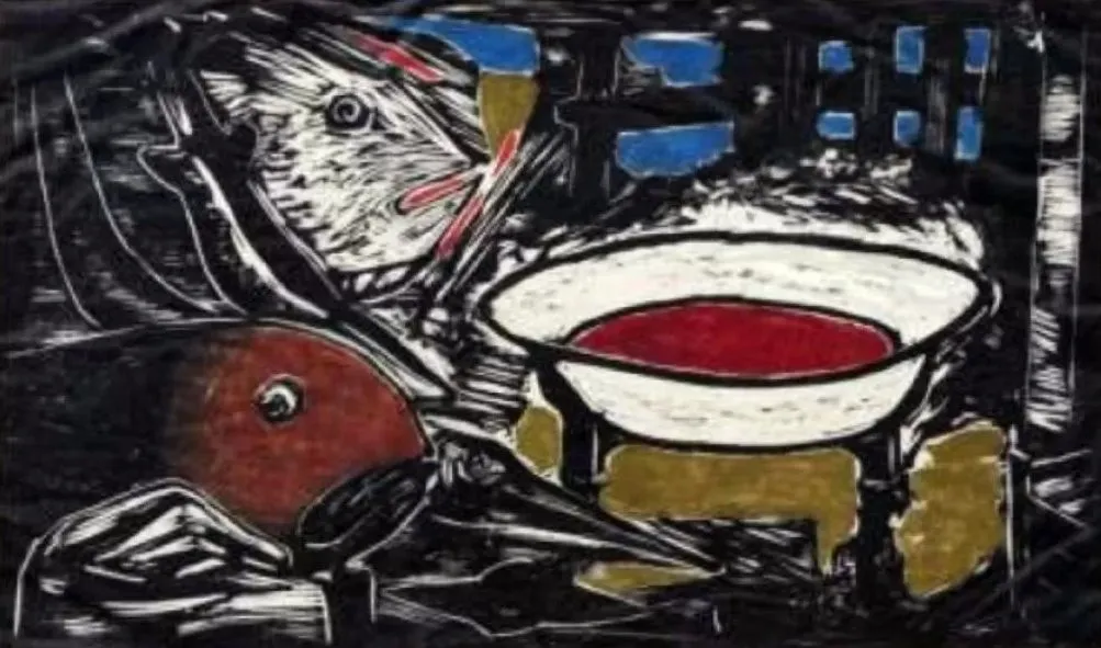 Natureza morta com peixes