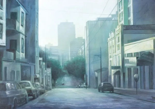 Gregório Gruber - Major Sertório - 2001 - Acrílica sobre tela - Assinado canto inferior esquerdo - 100 x 140 cm.(1)