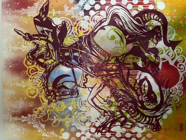 São Jorge Ozi Stencil