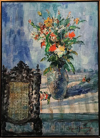 Vaso com flores
