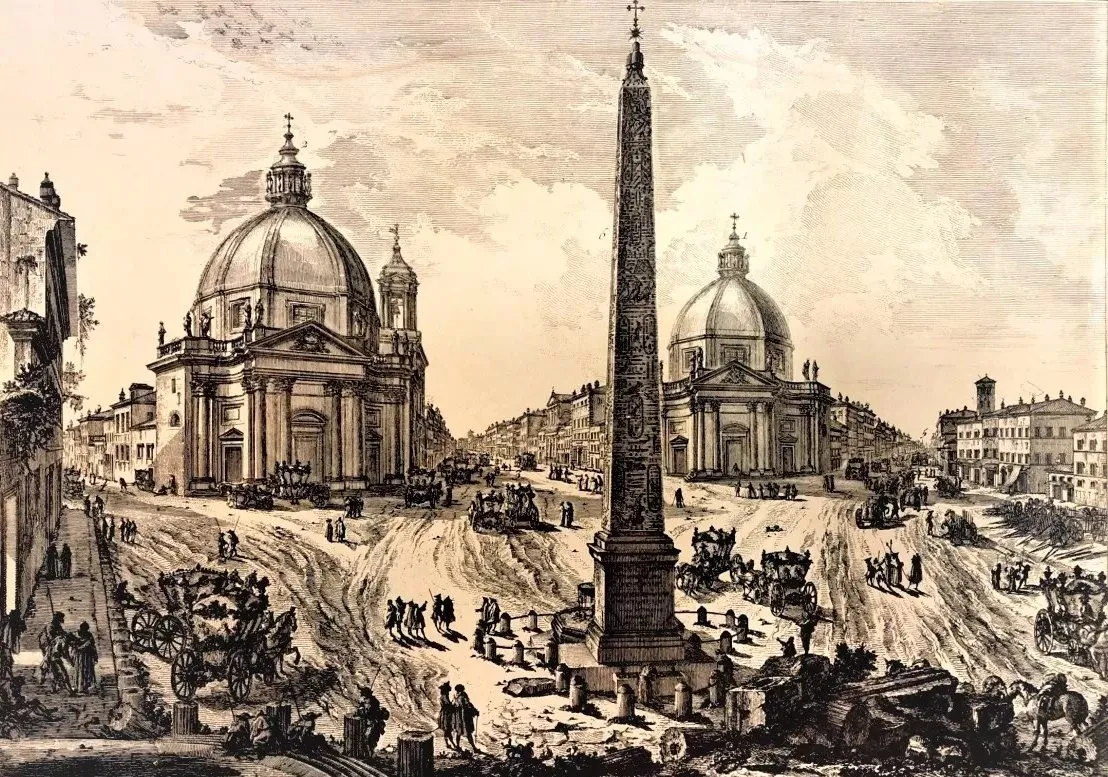 VEDUTA DELLA PIAZZA DEL POPOLO