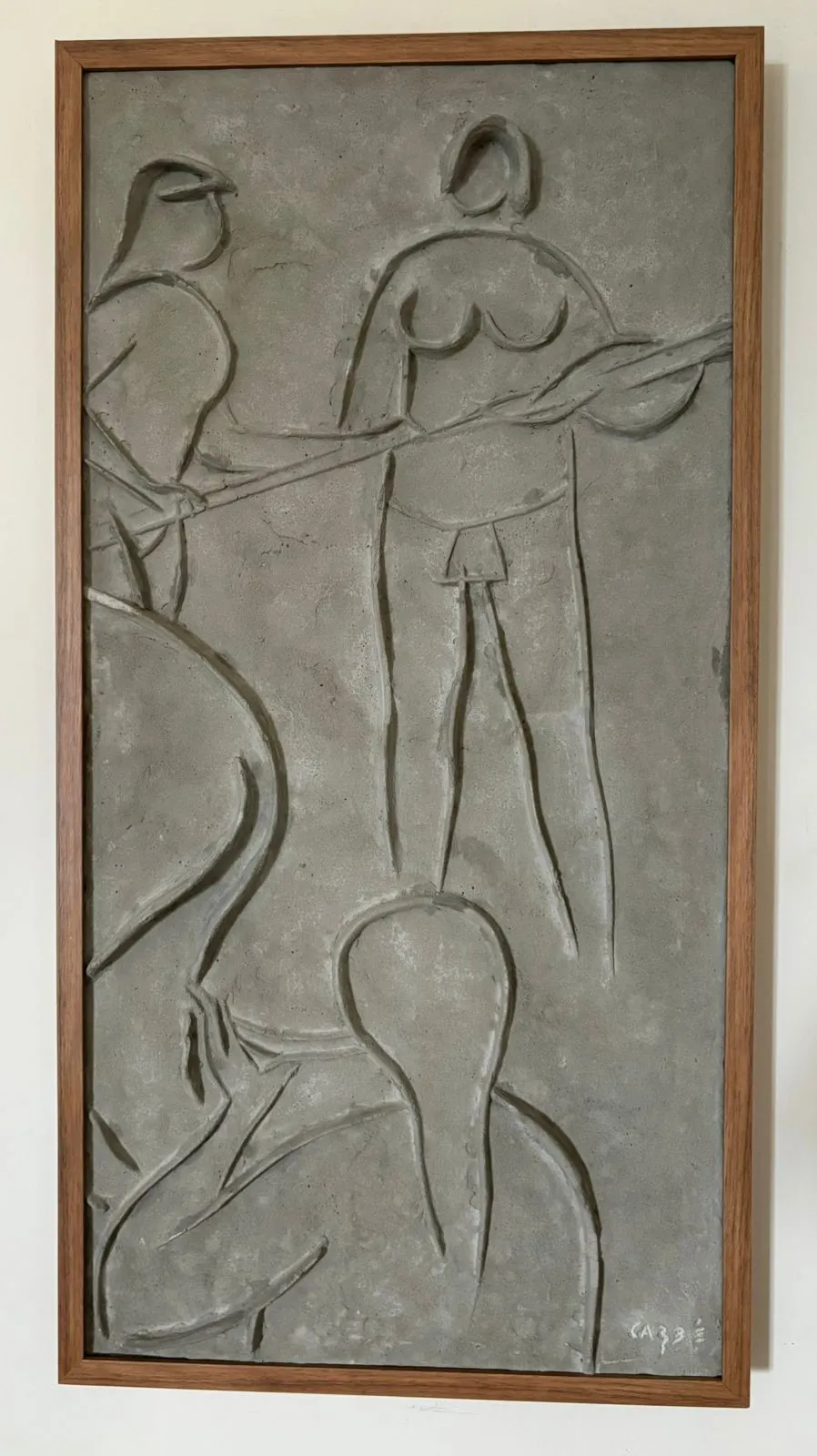 CARYBÉ - PLACA DE CIMENTO  - INDIOS  - 