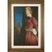 Clóvis Graciano - Retrato de senhora - 1956 - Óleo sobre tela - Assinado canto inferior direito - 117 x 63 cm.(2)