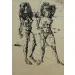 Flávio de Carvalho - Sem título - 1966 - Nanquim sobre papel - 68 x 48 cm.