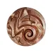 Paulo Laender - Mandala de Cobre Espiraldo - Relevo : Madeira esculpida revestida com chapas de cobre e verniz - 120 ( Diam.) x 08 (esp.) cms - 2004.