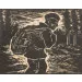 Oswaldo Goeldi - Primavera - Xilogravura - 8 x 10 cm. Ilustração do livro "Recordações da Casa dos Mortos", de Dostoiévski. Reproduzido no Site oficial do Instituto Oswaldo Goeldi.(1)