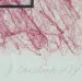 Rubens Gerchman - Equador Cicatriz -  1974 - Litografia 12/15 - Assinado canto inferior direito - 69 x 48 cm.(3)